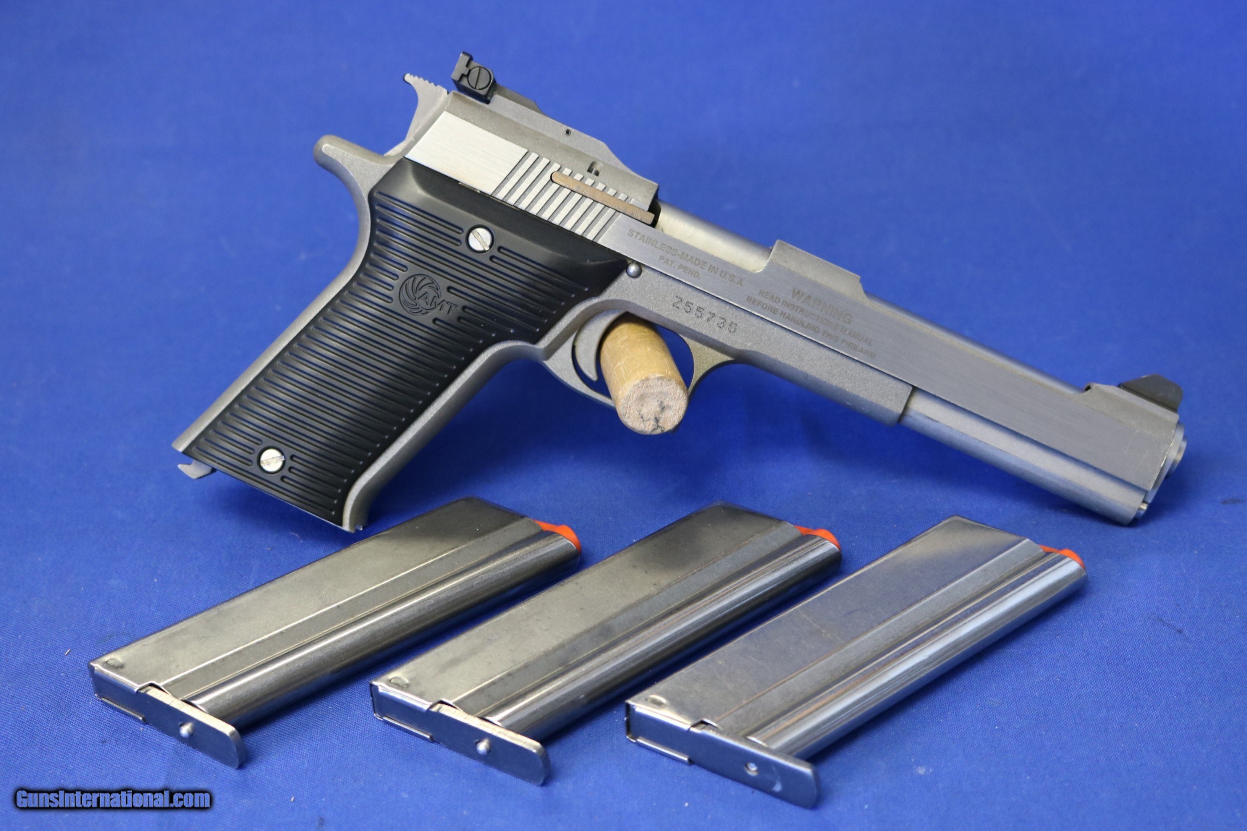 Sold Amt Automag Ii 22 Magnum Pistol 3 Mags 3004