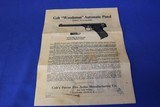 Collectors Condition Pre-war Colt Woodsman Target 22LR in orig box 1935 - 17 of 20