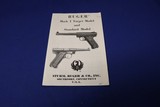 1972 Ruger 22 Pistol 6 Inch Barrel Box with manual Excellent Condition - 6 of 8