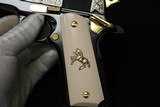 1 of 79 NIB Lew Horton Exclusive Colt Government 38 Super Factory Engraved with Letter - 18 of 23