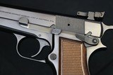 (Sold 8/27/2019) Belgium Browning Hi Power 9mm Factory Adjustable Sights Factory Box Factory Fired only made 1994 - 7 of 24