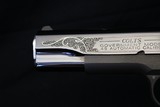 NIB Lew Horton Exclusive Silver Colt Government 45 ACP Factory Engraved - 6 of 18
