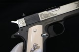 NIB Lew Horton Exclusive Silver Colt Government 45 ACP Factory Engraved - 5 of 18