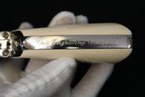 (Sale Pending 9/18/2019) 1989 Factory Fired Colt SAA Single Action Army Engraving Sampler 45LC 4.75" Factory Nickel w/ Ivory NIC - 16 of 21