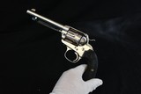 1902 Colt Single Action Army Bisley 45LC 5.5 inch 1st Gen Nickel - 3 of 16
