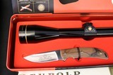 2007 NIB Leupold Century Gold Ring Collector's Package 3-9x40 Knife and Coin - 2 of 8