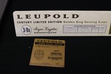 2007 NIB Leupold Century Gold Ring Collector's Package 3-9x40 Knife and Coin - 4 of 8