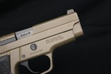 Sig Sauer P229 M11-A1 9mm FDE Pre Owned Orig Box 3 15 Round Mags Trijicon Night Sights - 4 of 23