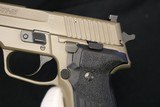 Sig Sauer P229 M11-A1 9mm FDE Pre Owned Orig Box 3 15 Round Mags Trijicon Night Sights - 7 of 23