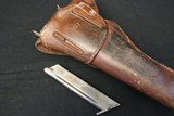 (On Layaway 10/22/2019) Scarce 1942 US Property Marked Hi Standard HD Military 22LR 4.5 inch w/ Boyt 42 US Leather Holster - 20 of 20