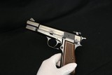 1981 Belgium Browning Hi Power 9mm Factory Adjustable Sites with Case High Condition - 3 of 20