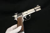 1981 Belgium Browning Hi Power 9mm Factory Adjustable Sites with Case High Condition - 2 of 20
