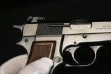 1981 Belgium Browning Hi Power 9mm Factory Adjustable Sites with Case High Condition - 5 of 20