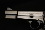 1981 Belgium Browning Hi Power 9mm Factory Adjustable Sites with Case High Condition - 6 of 20