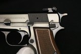 1981 Belgium Browning Hi Power 9mm Factory Adjustable Sites with Case High Condition - 7 of 20