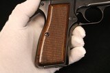 1981 Belgium Browning Hi Power 9mm Factory Adjustable Sites with Case High Condition - 15 of 20