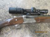 MERKEL Double Rifle Drilling---9.3x74R / 9.3x74R / 20 Gauge 3Inch - 5 of 9