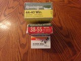 AMMO SALE 38-55, 44-40, 44 Rem Mag - 1 of 6