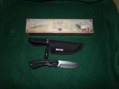 Buck USA NIB 35 th anniv ..RMEF 9 inch