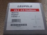 Leupold VX 34.5 X 14 X 40mm NEW I BOX - 2 of 4