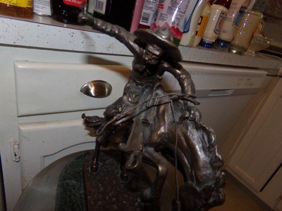 Fred Remington Bronze - Image 3 of 9
