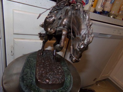 Fred Remington Bronze - Image 9 of 9