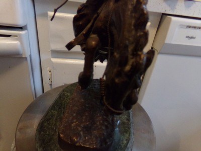 Fred Remington Bronze - Image 7 of 9