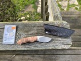 Arno Bernard Raven knife, Burl Maple - 1 of 4