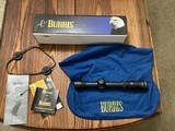 Burris 1.5x4 Pistol Scope with Posi-Lock and Hunter Knobs