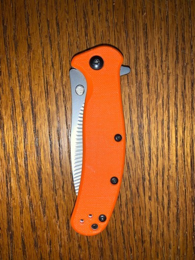 Very Rare, New condition, never used, Kershaw Zing, RJ Martin design. 3” blade, 7” overall length.