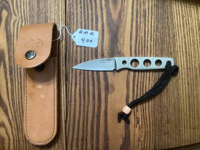 Mike Irie, Barry Woods Co AMK 400 (all Metal knife)