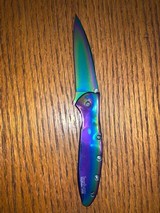 Kershaw Rainbow, aluminum scales lock back with lock - 3 of 4