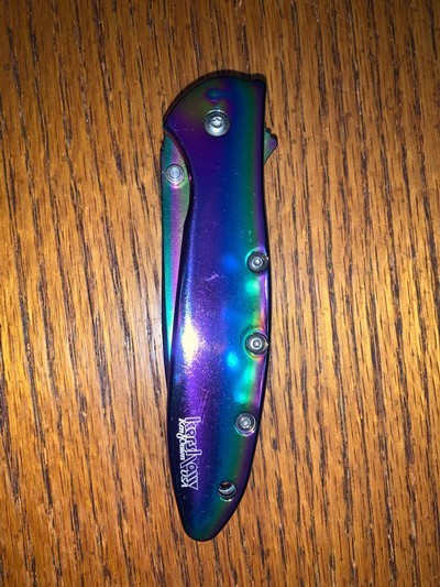 Kershaw Rainbow, aluminum scales lock back with lock