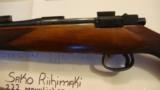 Sako Riihimaki .222 Mannlicher made in Finland with J.Unertl Opt 14X Scope - 5 of 11