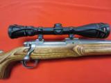 Ruger M77VT Mark II Stainless/Laminate 22-250 Rem w/ Leupold - 1 of 6