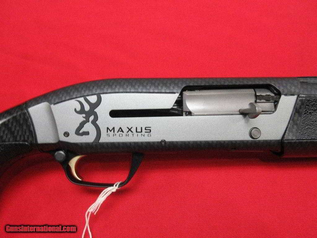 Browning Maxus Carbon Fiber Sporting 12ga/30" Inv+ (NEW)