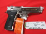 Beretta 92FS EL Stainless Golden 9mm 5" (LNIB) - 1 of 4