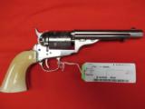 Uberti 1871 Open Top Model Nickel 44 Colt/5 1/2" (USED - 1 of 2