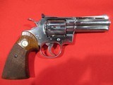 Colt Python 357 Magnum 4" Nickel w/ Box - 1 of 3