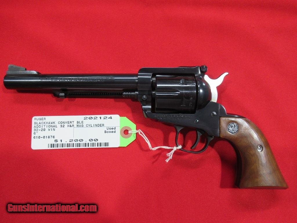 Ruger Blackhawk Convertible 32-20 Win 6