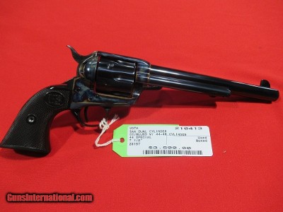 USFA SAA Dual Cylinder 44 Special/44-40 Win 7 1/2" CC/Blue