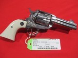 Ruger Vaquero 45LC 3 3/4" Bill Mains Engraved - 1 of 2