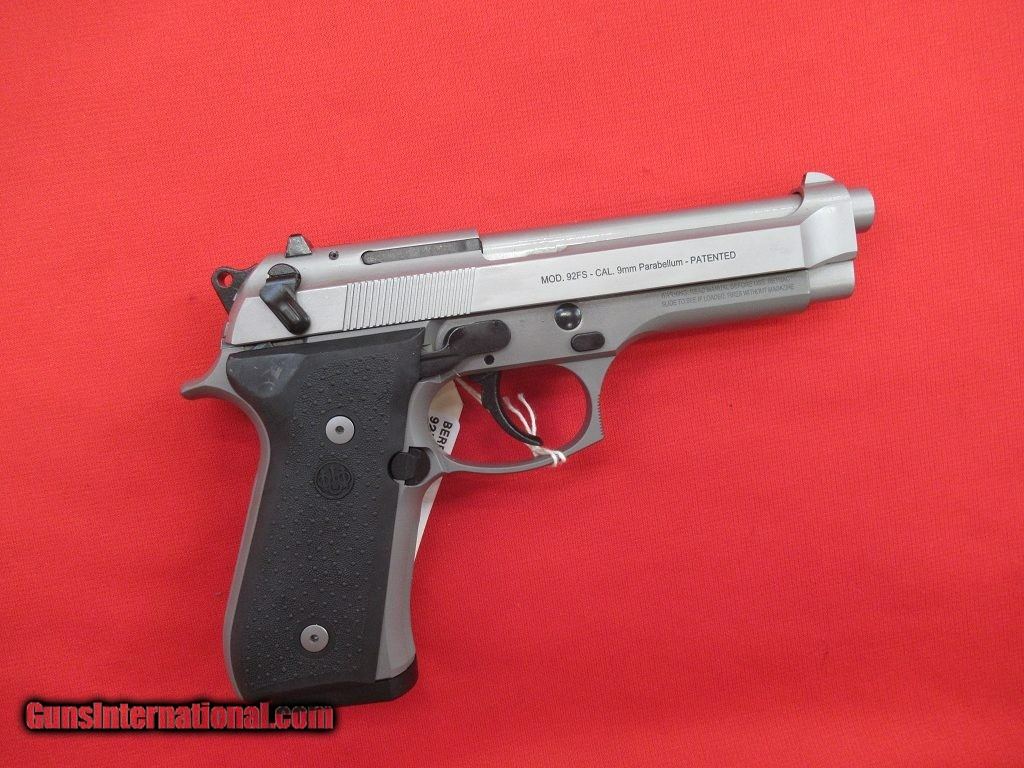 Beretta Model 92FS INOX (US MADE) 9mm 4.9