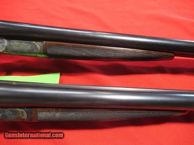 LC Smith Composed Pair of Eagle Grade 12ga/28