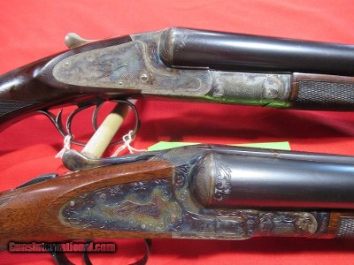 LC Smith Composed Pair of Eagle Grade 12ga/28