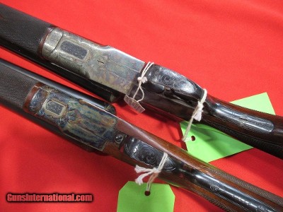 LC Smith Composed Pair of Eagle Grade 12ga/28
