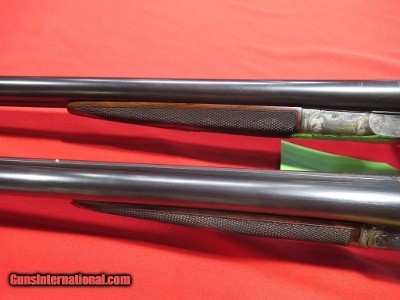 LC Smith Composed Pair of Eagle Grade 12ga/28