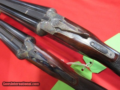 LC Smith Composed Pair of Eagle Grade 12ga/28