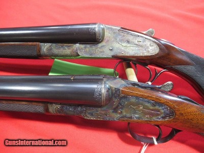 LC Smith Composed Pair of Eagle Grade 12ga/28