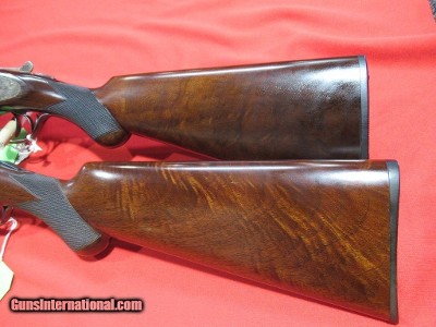 LC Smith Composed Pair of Eagle Grade 12ga/28